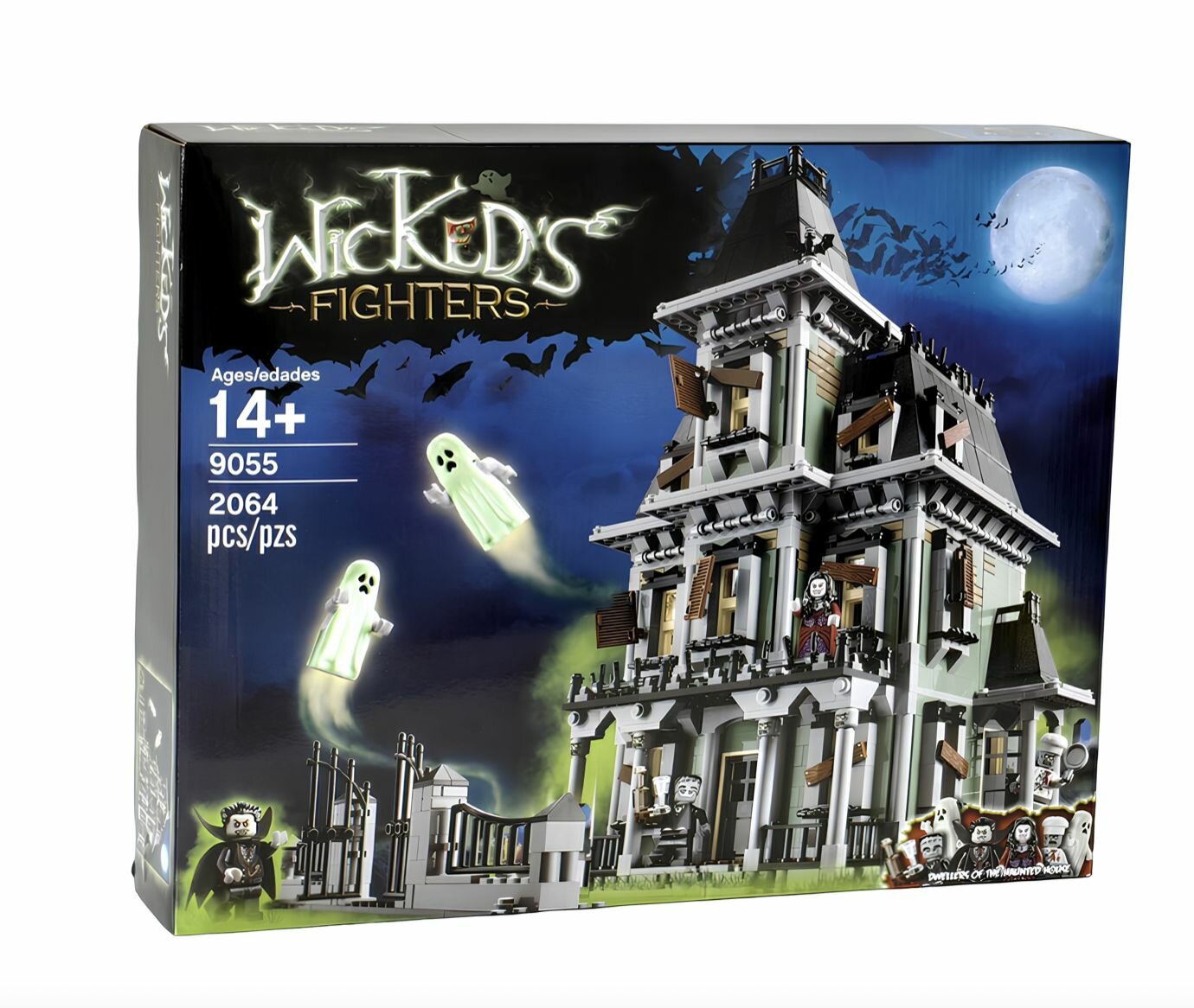 Конструктор Дом с привидениями 2064 деталей