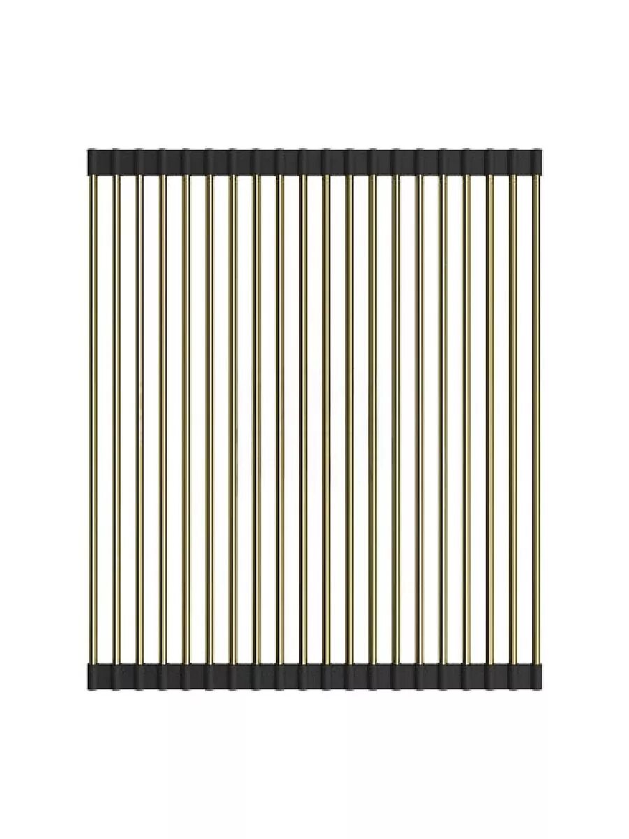 Сушилка для мойки складная Raglo R730.44.03 нержавеющая сталь, сатиновое золото — фото 1