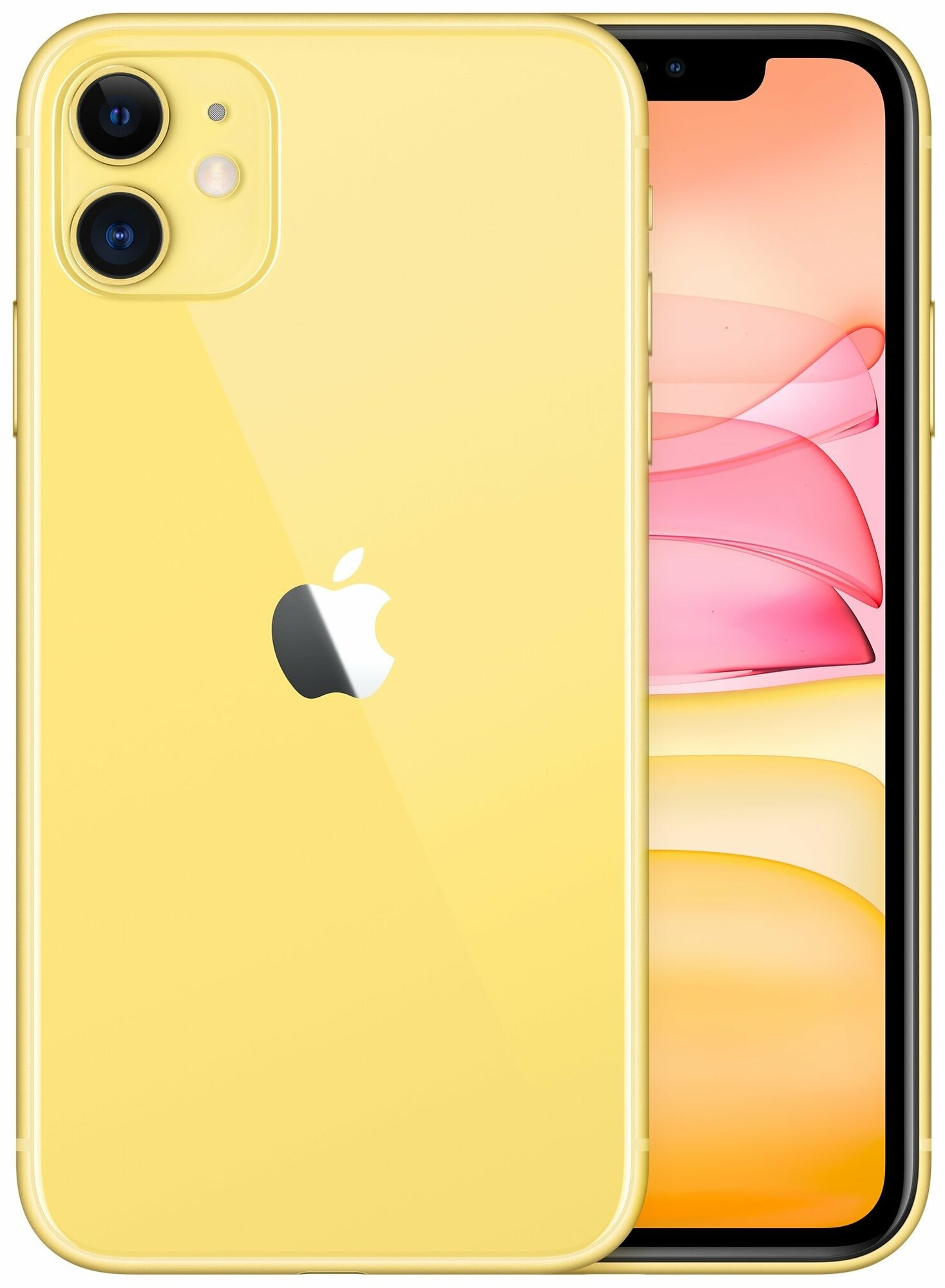 Смартфон Apple iPhone 11 Yellow 128 ГБ — купить в интернет