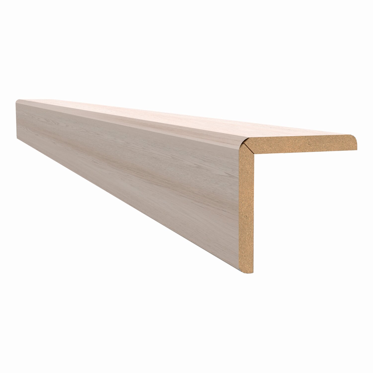 Угол универсальный МДФ Stella Light 2700*24*24 Ясень Айвори (10)