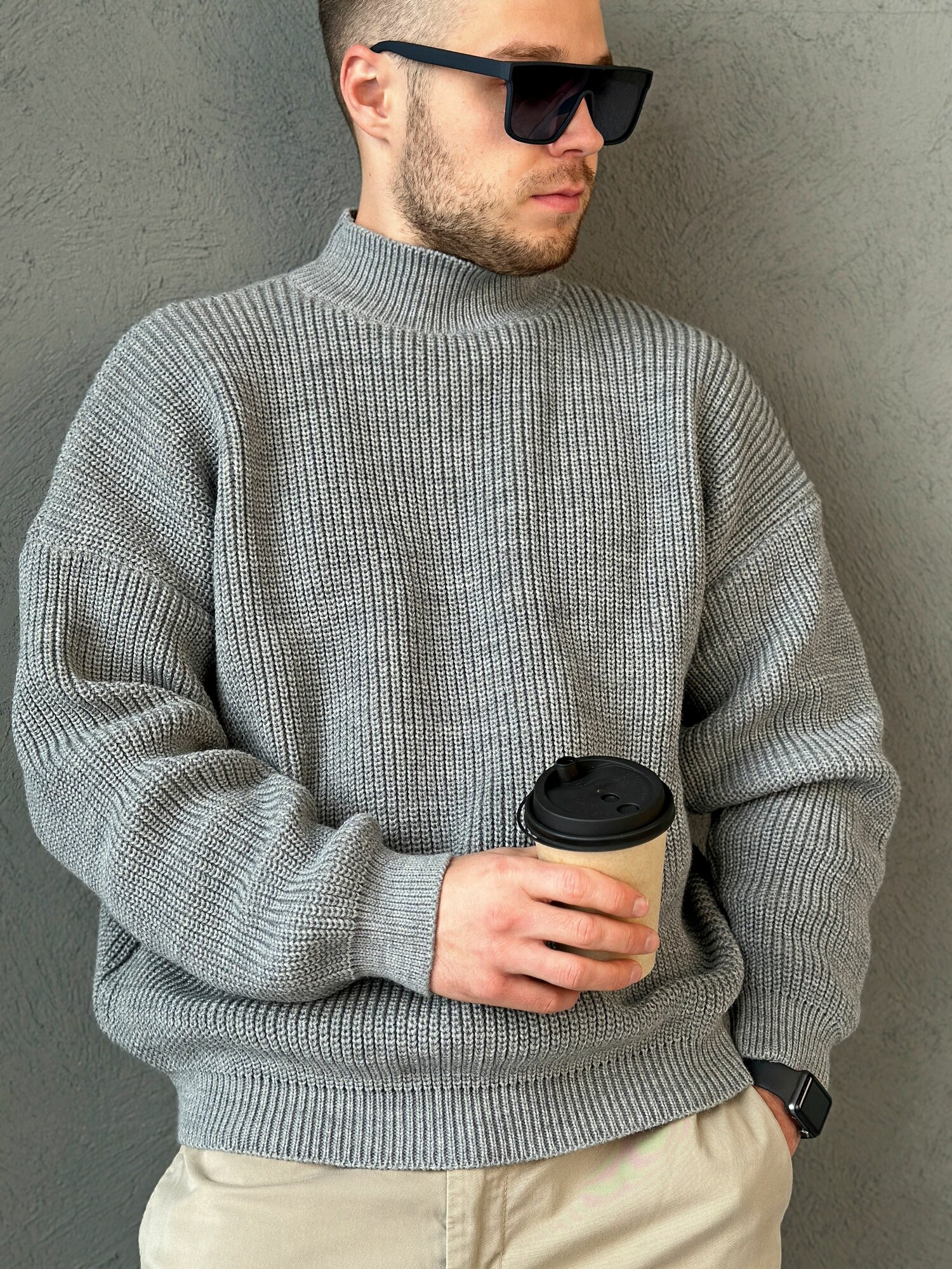 Свитер BRANKI, размер 44-50, , серый/серый — фото 1