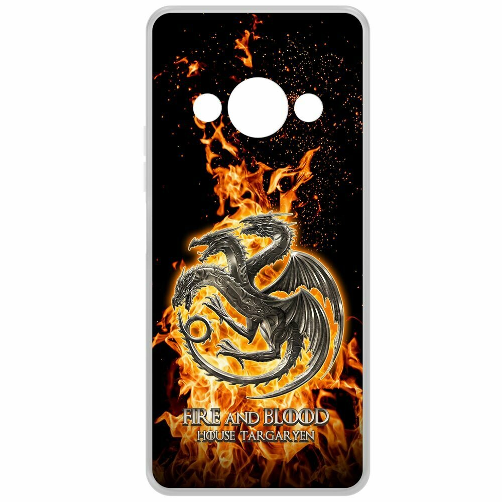 Чехол-накладка Krutoff Clear Case Игра Престолов Дом Таргариен для Xiaomi Redmi A3x
