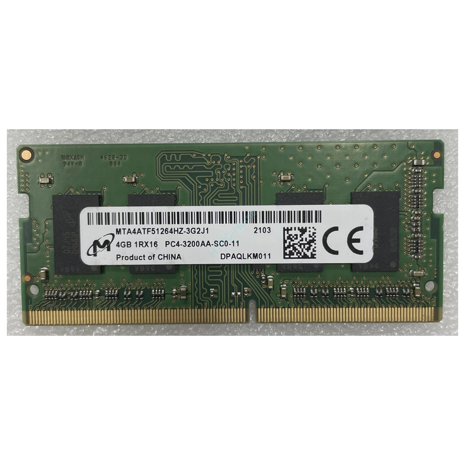 Оперативная память Micron MTA4ATF51264HZ-3G2J1 DDR4 SODIMM 4GB PC4-25600 CL22