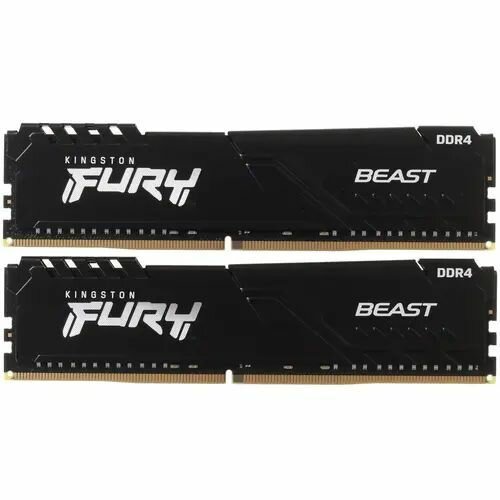 Модуль памяти Kingston FURY BEAST DDR4 DIMM 32 ГБ 2666MHz (KF426C16BB1K2/32) — фото 1