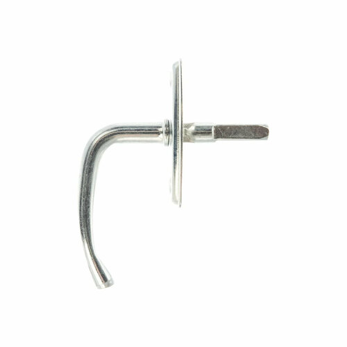 Ручка Металлист завертки врезная цинк для деревянных окон серебристая 268₽