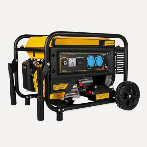 Изображение товара Генератор бензиновый Champion GG3200EW, 7.5л. с, 3.2-3.5кВт, черный-желтый