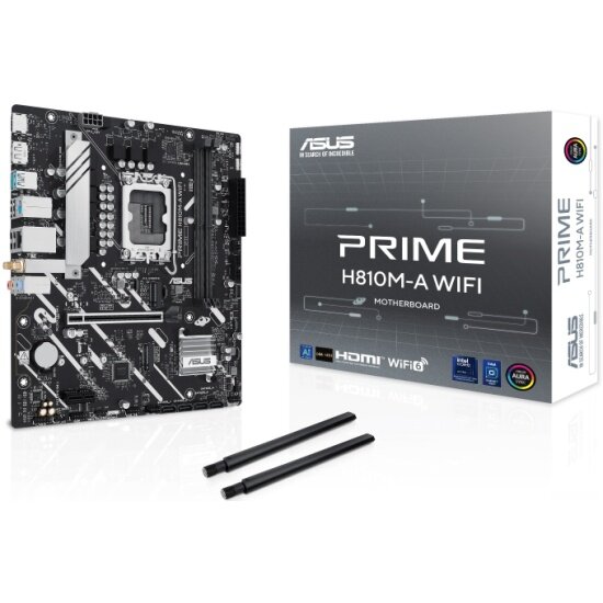 Материнская плата Asus PRIME H810M-A WIFI (LGA1851, mATX)