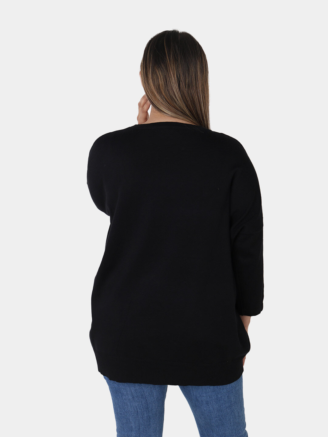 Джемпер , размер One Size, черный — фото 1