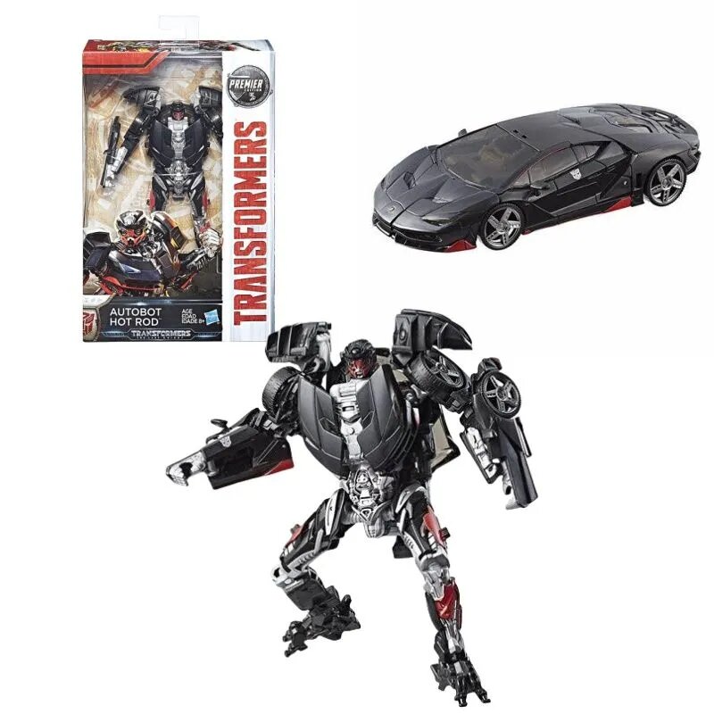 Трансформеры Hasbro Игрушка Transformers The Last Knight Deluxe Class Autobot Hot Rod