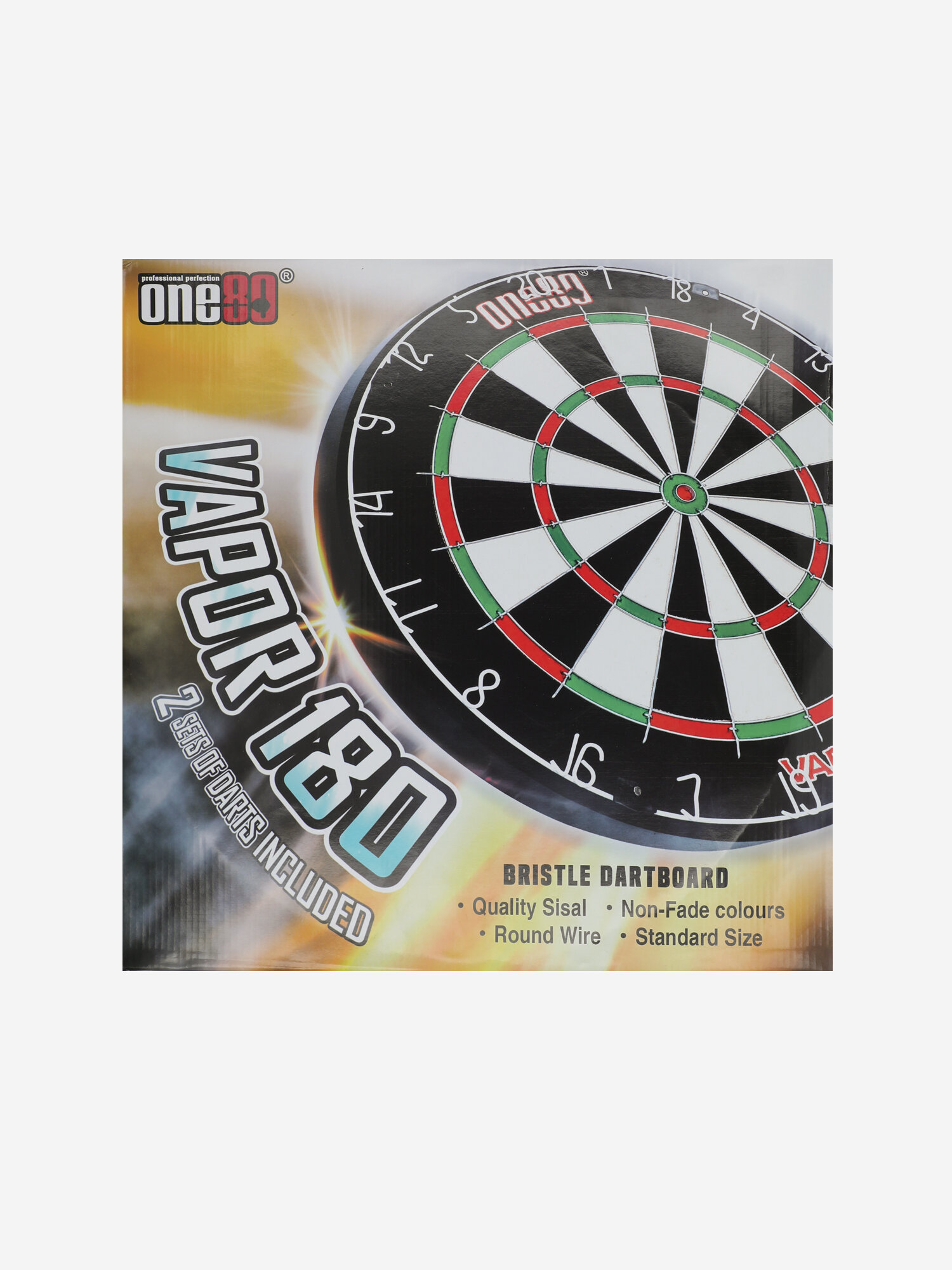 Набор для Дартс One80 Vapor 180 (Мишень + 6 дротиков, 18 г) — фото 1