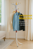 Вешалка металлическая напольная, современная стойка для одежды, п...