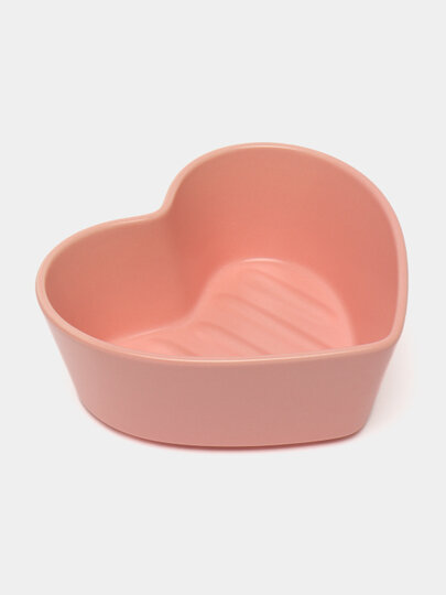Форма для десертов GOLD "HAPPY KITCHEN", керамика, сердечки, 2 шт — фото 1