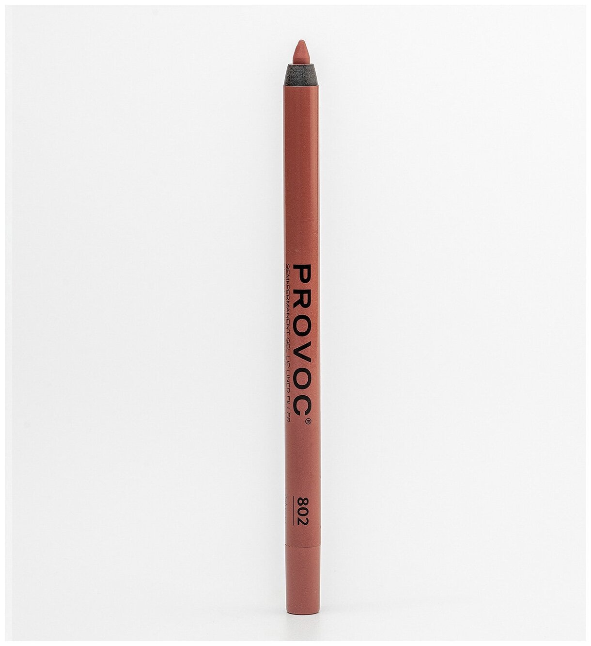 Provoc Gel Lip Liner 802 Zalmon Гелевая подводка в карандаше для губ, 1.2г (цв. персиковый нюд)