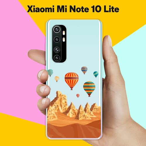 Силиконовый чехол на Xiaomi Mi Note 10 Lite Шары / для Сяоми Ми Ноут 10 Лайт силиконовый чехол на xiaomi mi note 10 lite серый кот для сяоми ми ноут 10 лайт