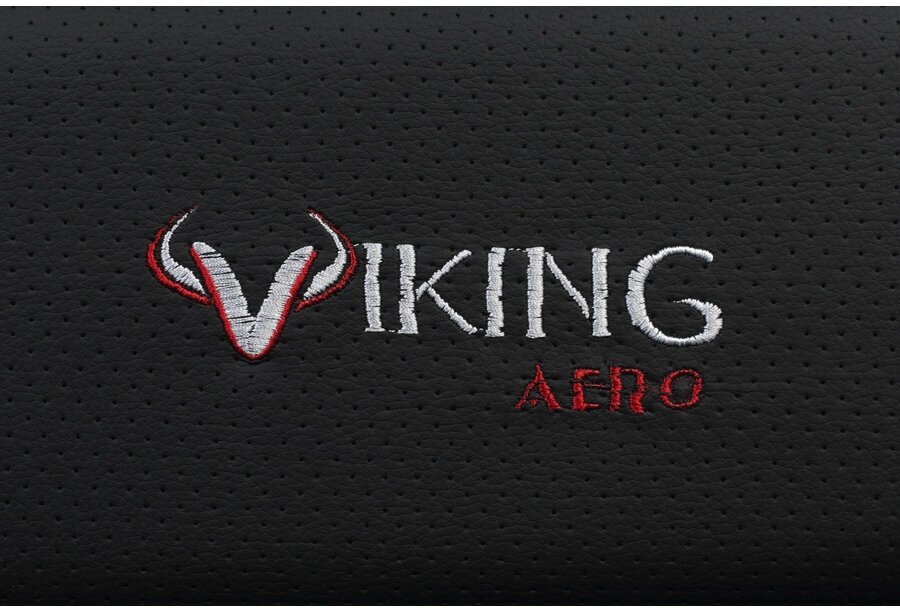 Кресло игровое БЮРОКРАТ VIKING 5, на колесиках, искусственная кожа, черный [viking 5 aero black] - фото №11