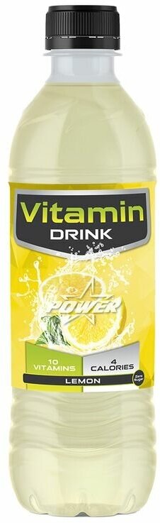 Напиток Vitamin drink Power Star лимон, 500мл