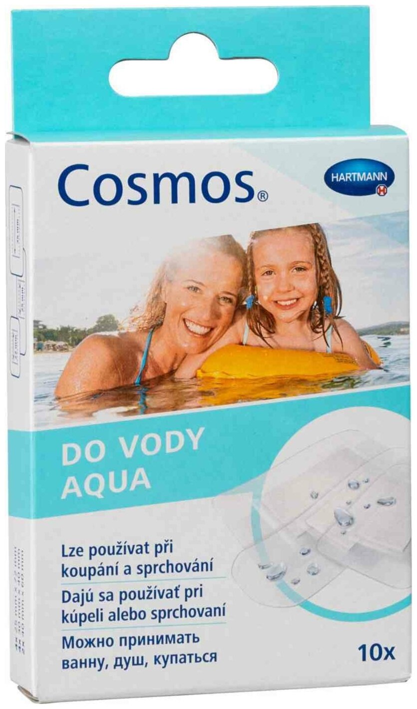 Пластырь Hartmann Cosmos Aqua пластинки из прозрачной пленки водостойкий 3 размер 10шт