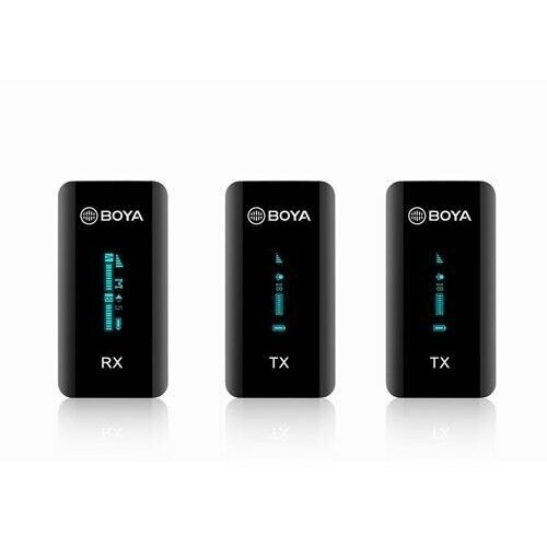BOYA BY-XM6-S2 Миниатюрная двухканальная беспроводная микрофонная cистема 24 ГГц 1259000₽