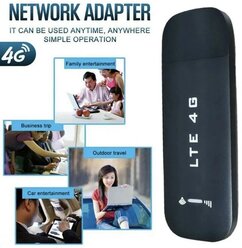 Модем, 4g lte модем, usb модем, интерфейс подключения USB, поддержка сетей 4G, исполнение внешнее, черный