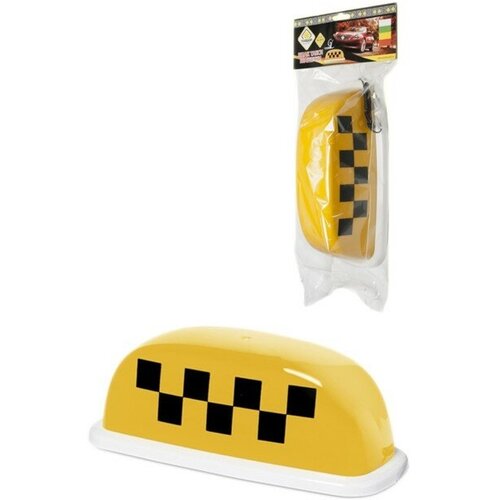 Знак "такси" "Шашечки" "главдор" "Special" с подсв, 4 магн, 25х10х12 см, желтый, 12В