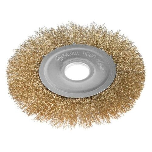 Щетка металлическая для УШМ ЛОМ плоская посадка 22 мм 125 мм 394₽