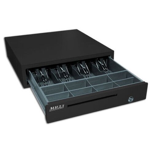 Денежный ящик для кассы Мидл 1.0/К0 малый (черный)