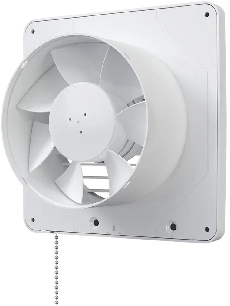 Вентилятор осевой вытяжной Era 5-02, c тяговым выключателем, с антимоскитной сеткой, D 125, 16 Вт - фотография № 4