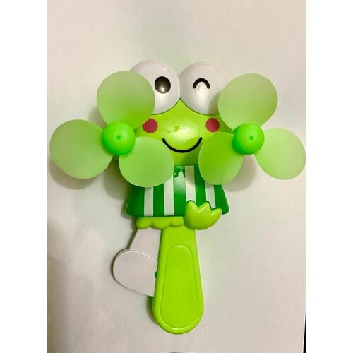 Вентилятор детский механический Легушонок 20 см Вентилятор детский ручной Детский механический мини-вентилятор 31200₽