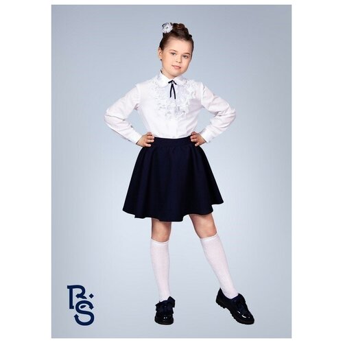 Школьная юбка Buon Sarto, размер 146, синий