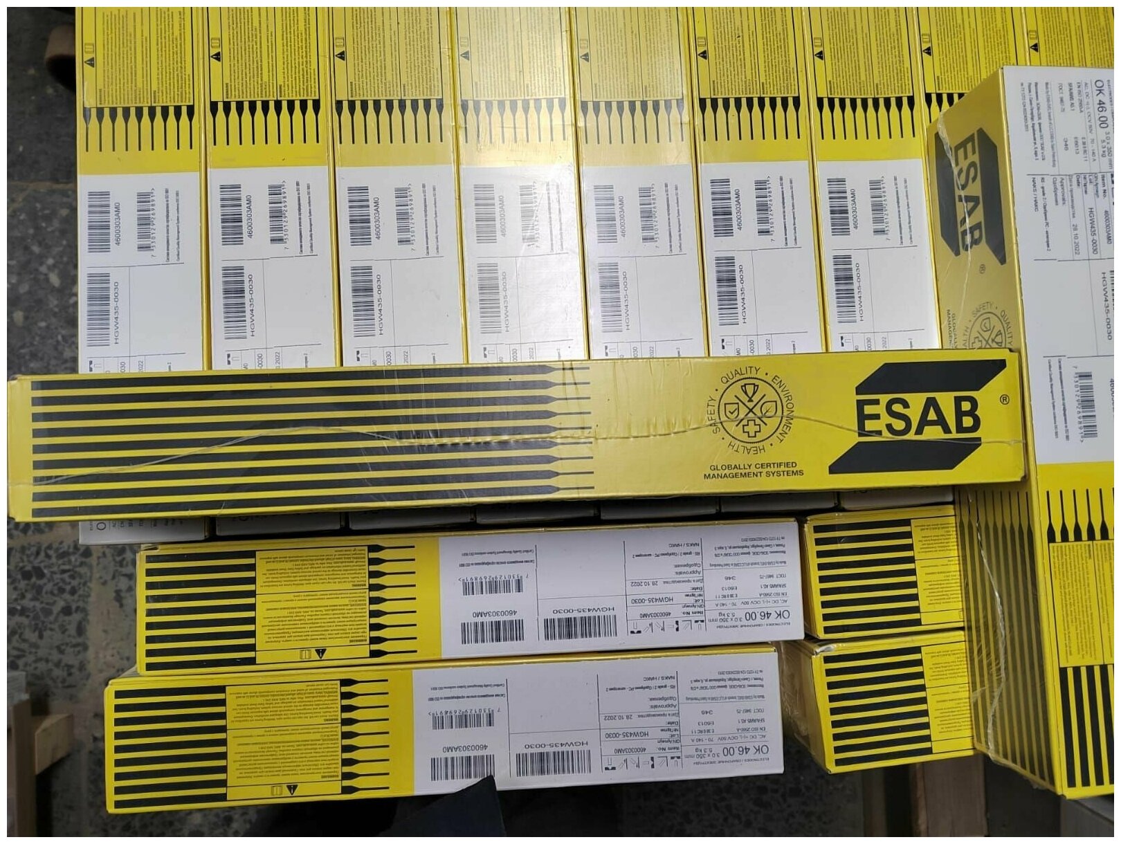 Электроды ESAB ОК 46.00 4,0 x 450 мм 6,6кг