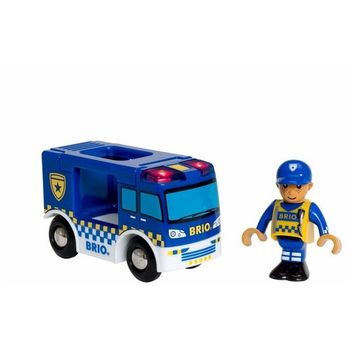 brio полицейский мотоцикл 30336 Brio Полицейский фургон 33825, фиолетовый