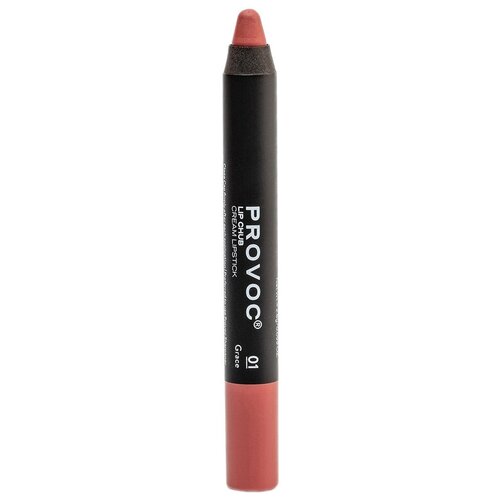 provoc lip chub lipliner 02 dulcet кремовая помада в карандаше Provoc Помада-карандаш для губ Lip Chub, оттенок 01 Grace