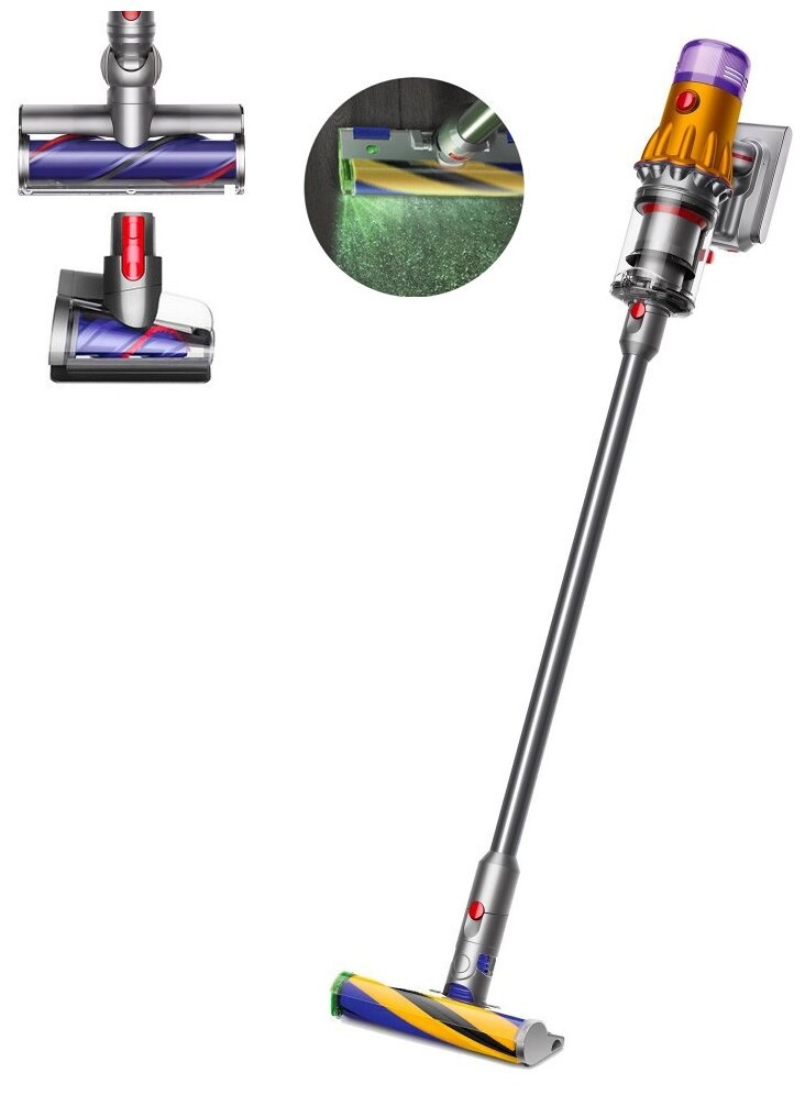 Вертикальный пылесос Dyson V12 Detect Slim Absolute UK SV30 394436-01 - фотография № 4