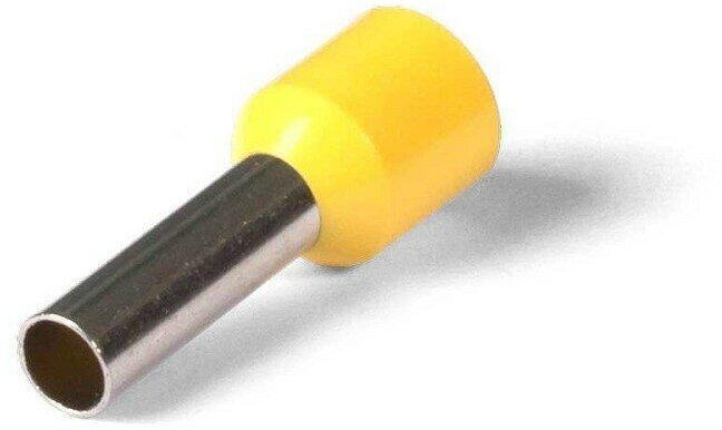 фото КВТ 79449 Наконечники штыревые втулочные изолированные (НШВИ F-12мм) 6мм2 (100шт.)