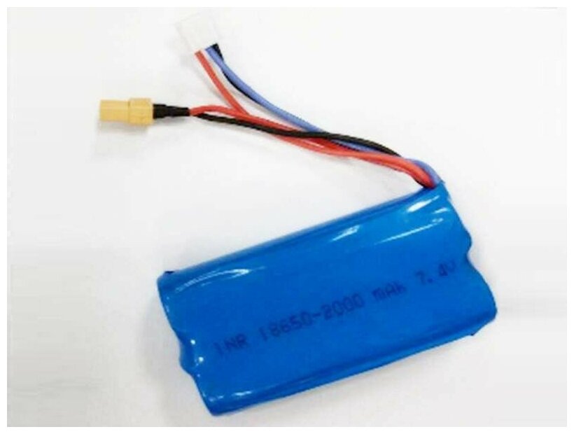 Аккумулятор Li-Po 2000mAh, 7.4V JST для Huina 1580, 1582, 1583