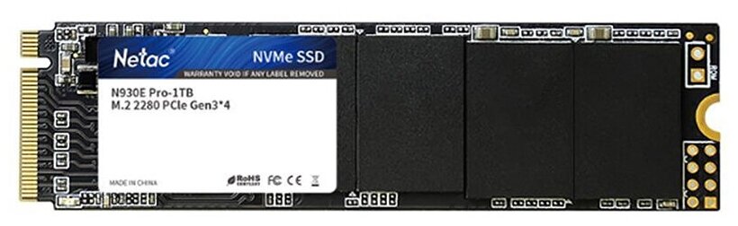 SSD накопитель Netac N930E Pro M.2 2280 1 ТБ (NT01N930E-001T-E4X)