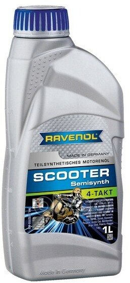 Масло Моторное Scooter 4-Takt 1Л (Полусинтетика) Ravenol арт. 1152155001