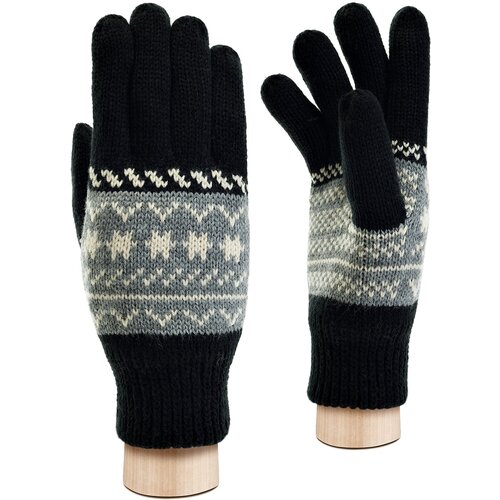 Перчатки Modo Gru, размер S, черный перчатки modo gru зимние натуральная замша утепленные подкладка размер s серый черный