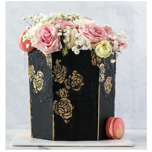 Трафарет для торта кондитерский декор украшение