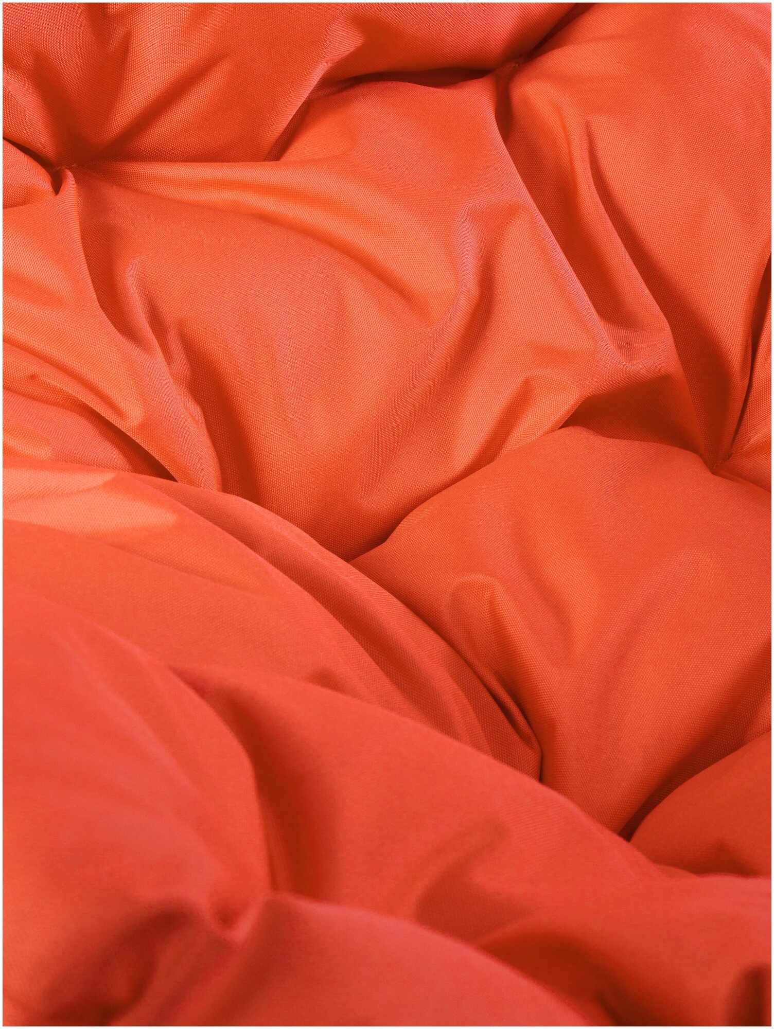 Подвесное кресло M-Group капля ротанг чёрное, оранжевая подушка - фотография № 9