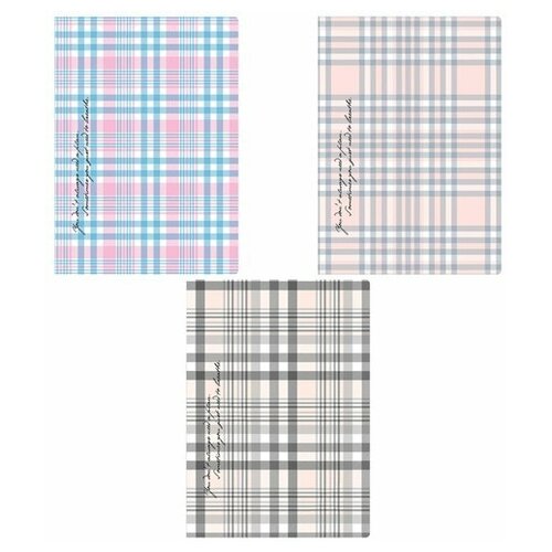 Тетрадь Greenwich Line Trendy Checks, в клетку, 80 листов, А4, в ассортименте