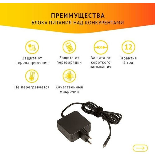 блок питания topon для hp 18 5v 6 5a 1 шт Блок питания БП для ноутбука HP 5V 3A/9V 3A/10V 5A/ 15V 4.3A/ 20V 3.25A Type-C