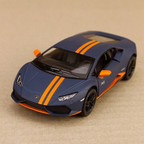 Металлическая машинка Kinsmart 1:36 Lamborghini Huracan LP610-4 Avio Ламборджини Хуракан KT5401D, инерционная, цвет Синий