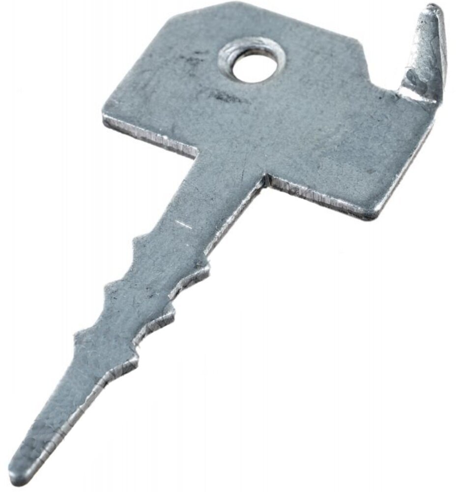 Крепление террасной доски Ключ (Кляммер), 2 мм, 60мм х 30 мм, цинк Сибртех 46557