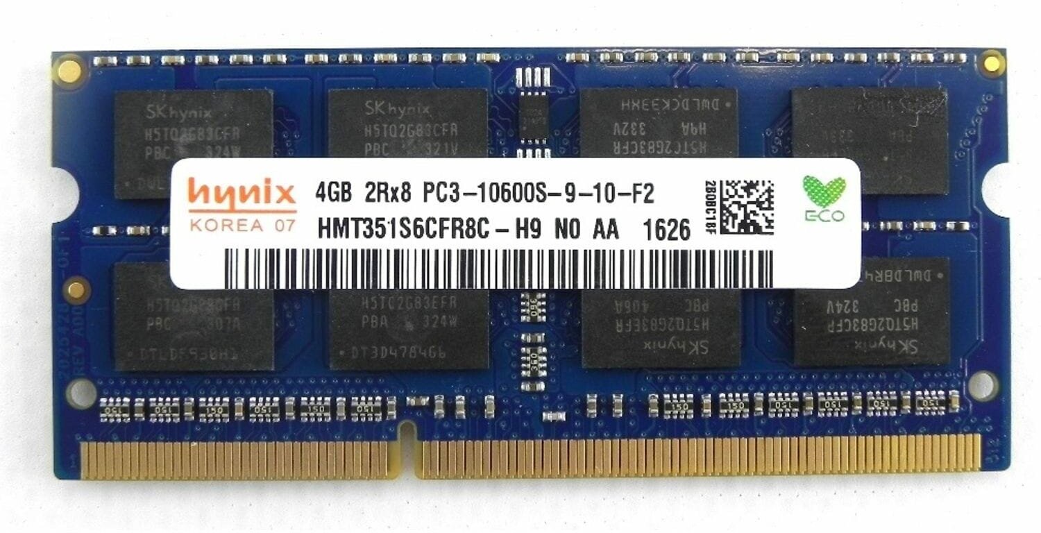 Оперативная память Hynix 4 ГБ DDR3 1333 МГц SODIMM HMT351S6MFR8C