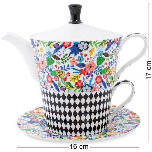 Чайный набор Цветочный блюз