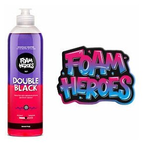 Чернитель резины шин двухкомпонентный Виноград Foam Heroes Double Black 500мл