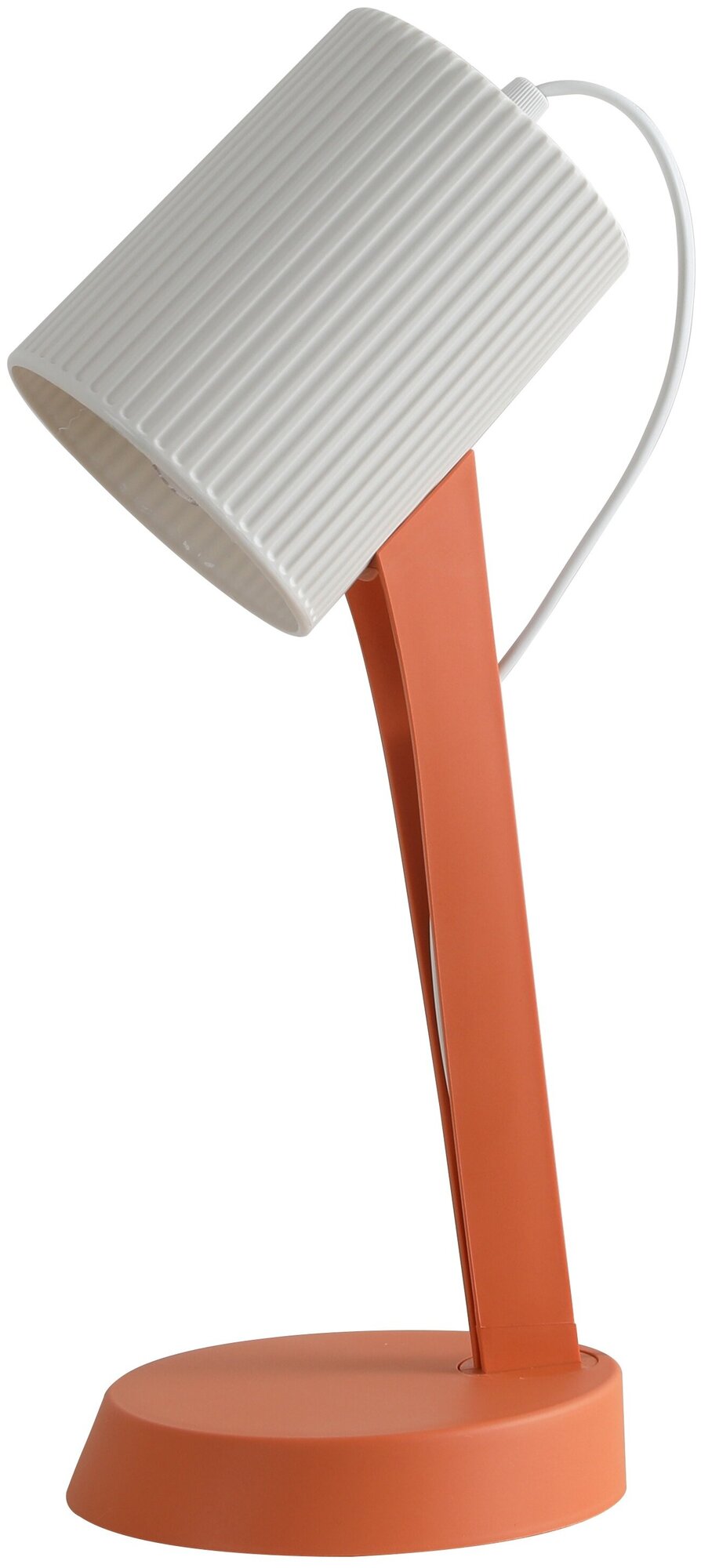 Светильник настольный HT-711WOR ARTSTYLE белый/оранжевый пластик E14
