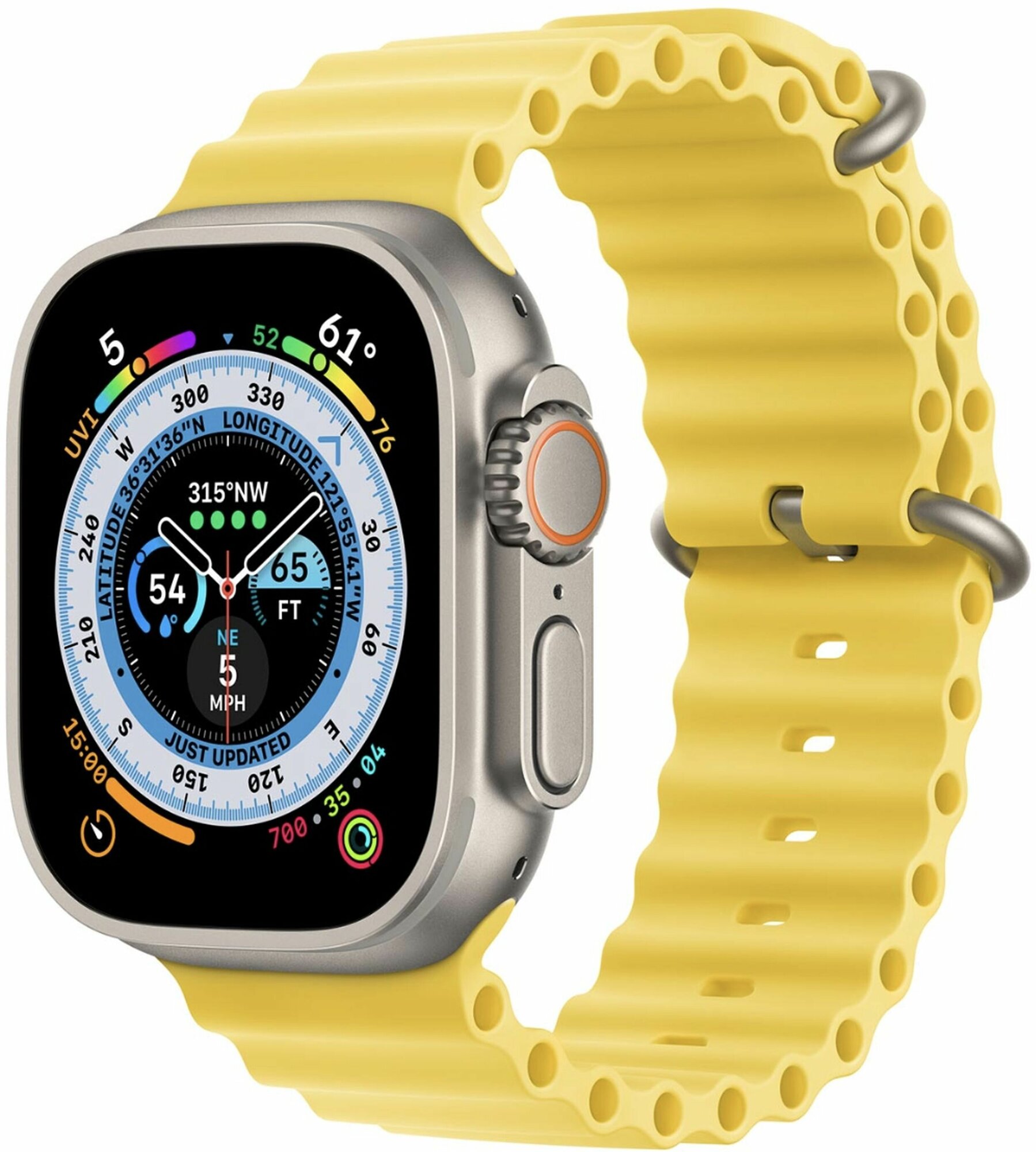 Ремешок Apple Ocean Band Yellow для Apple Watch ULTRA 49mm MQEC3ZM/A