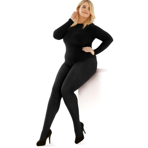 Колготки  Pretty Polly плотные колготки pretty polly curves plush opaque tights, 60 den, размер XXXL, черный